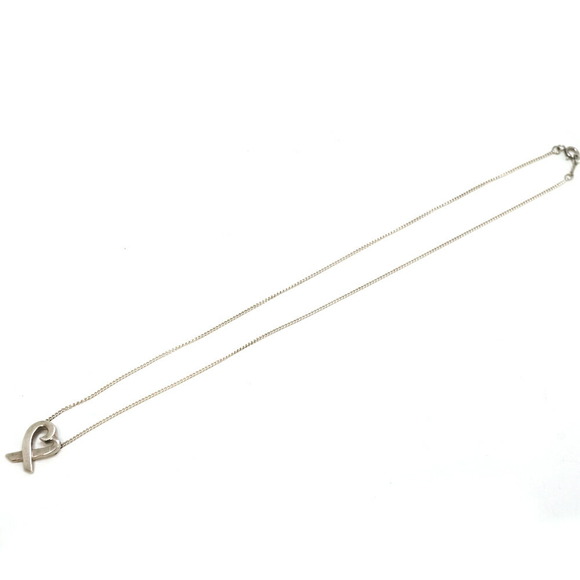 Tiffany Loving Heart Necklace Silver